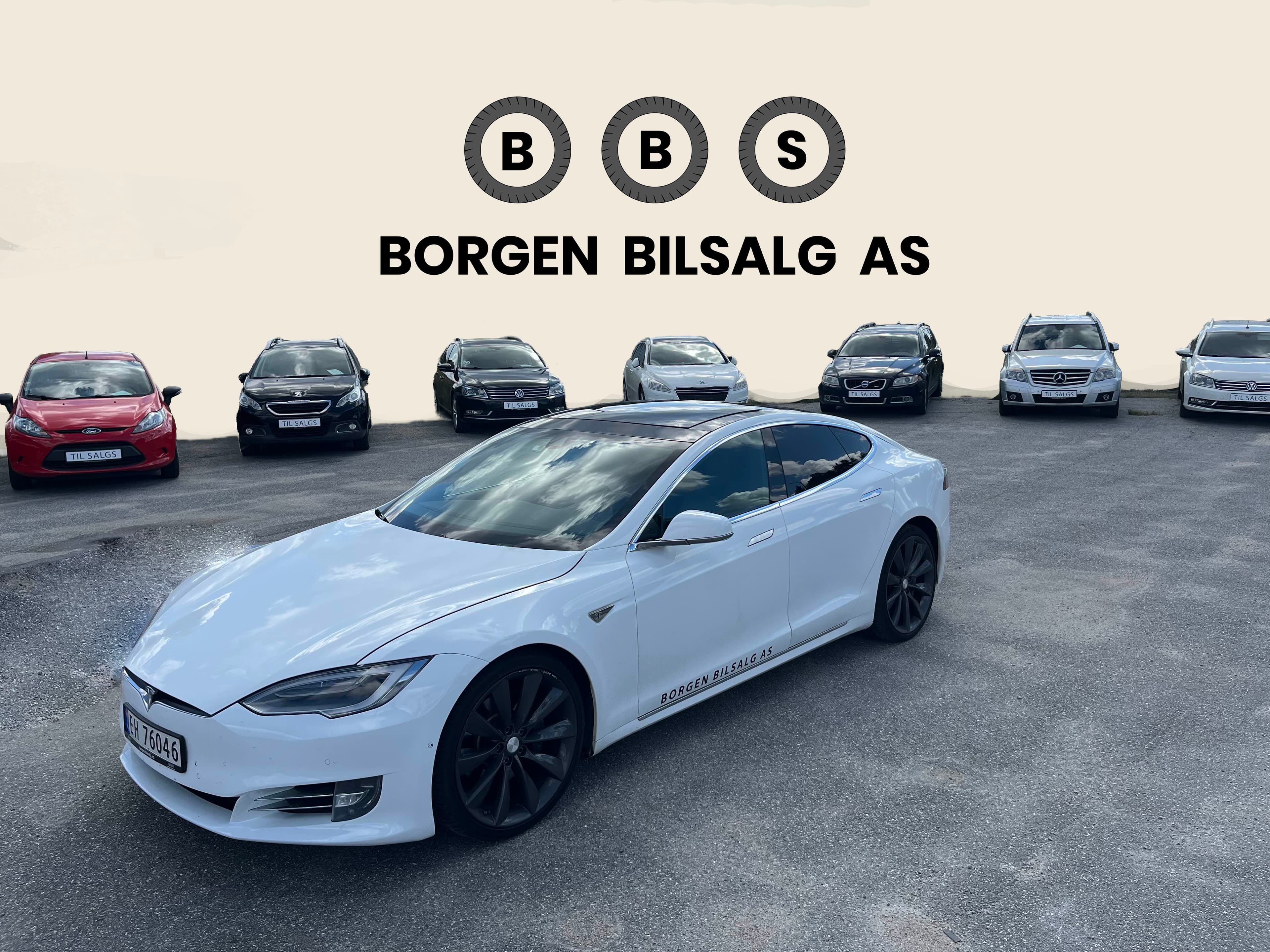 Borgen Bilsalg showroom with actual inventory